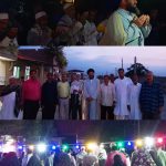 جشن بزرگ وحدت در شب میلاد پیامبر رحمت در مسجد اهل سنت روستای انقلاب